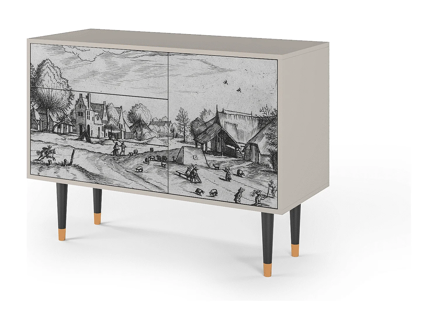 Aparador - 115х84х41 cm - S3 - Country Village, Arena