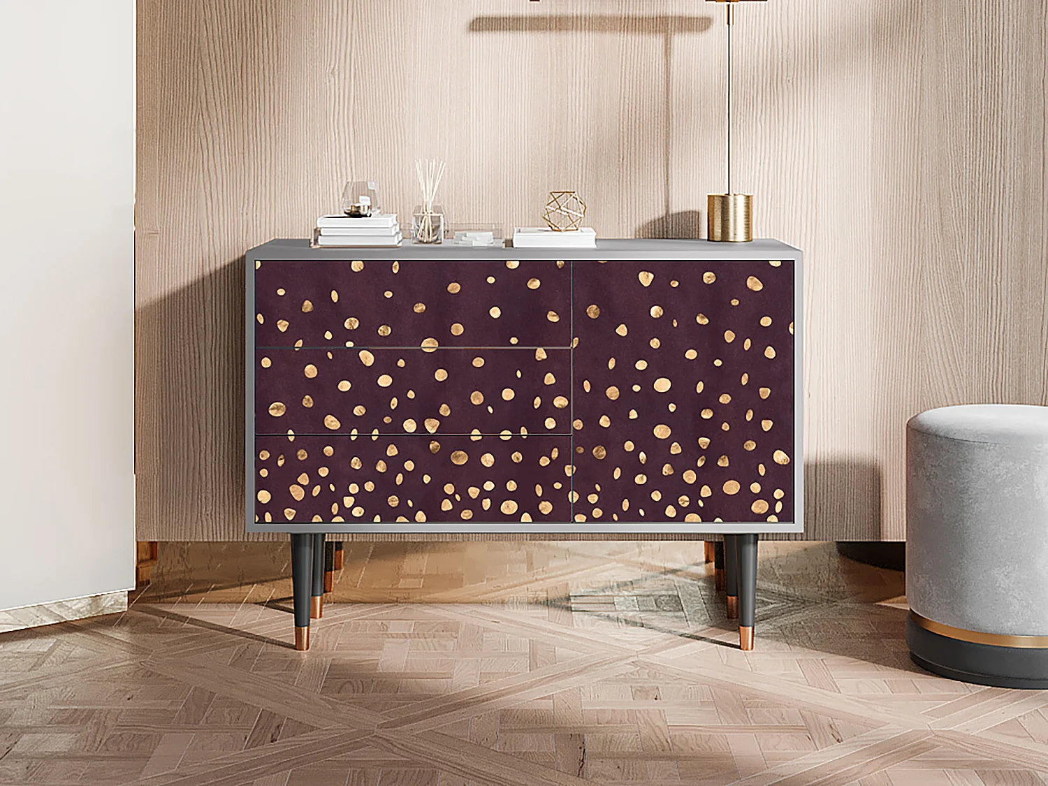 Credenza - 115х84х41 cm - S3 - Glowworms, Grigio