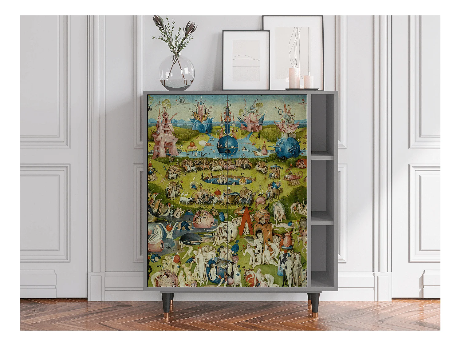 Credenza - 96х110х41 cm - BS6 - The Garden 2 by Bosch, Grigio