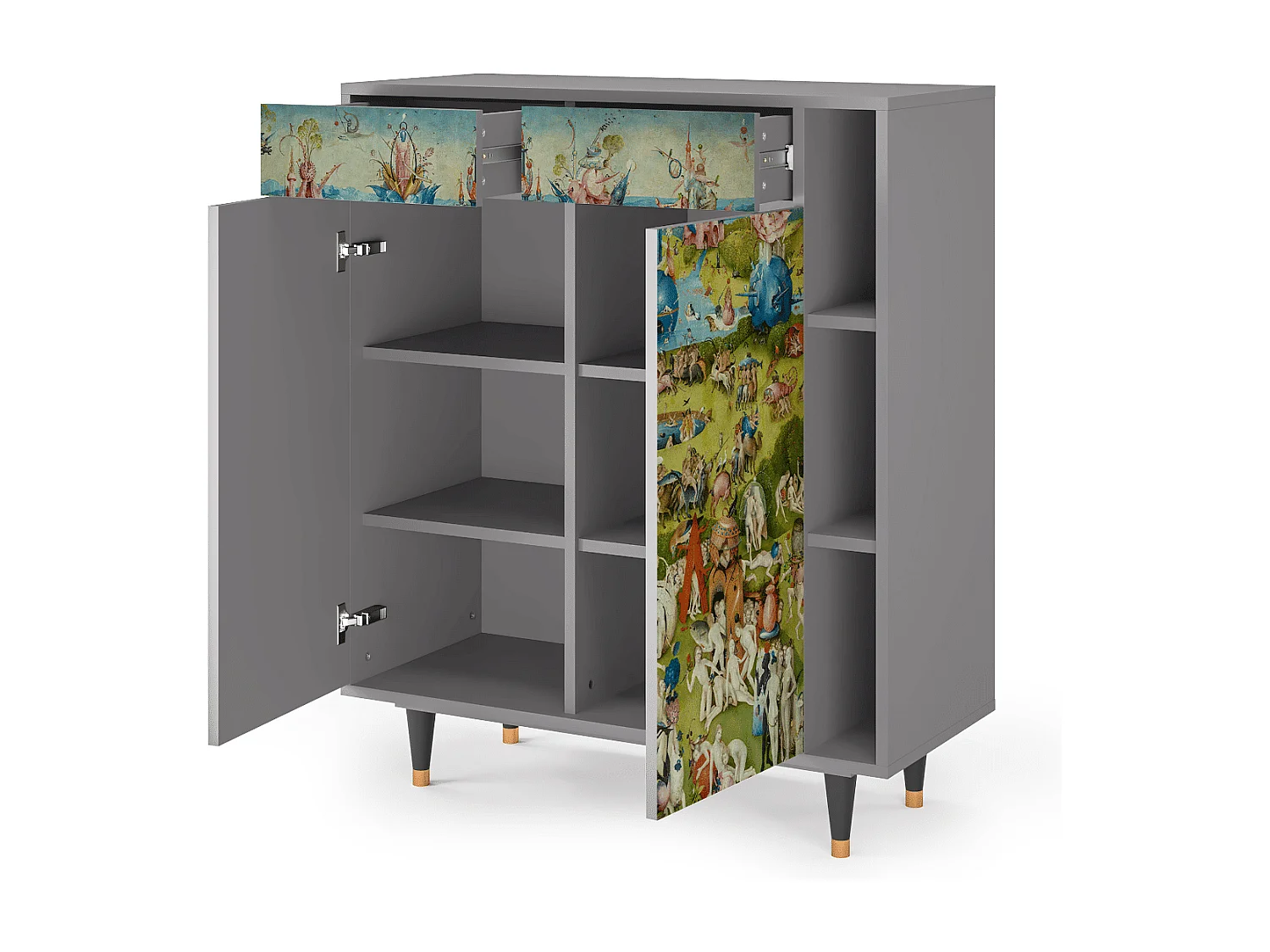 Buffet - 96х110х41 cm - BS6 - The Garden 2 by Bosch, Gris