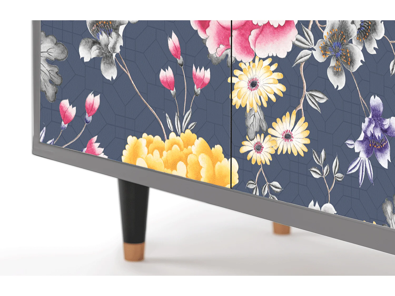 Aparador - 94x96x48 cm - BS3 - Dark Flower Bed, Cinza