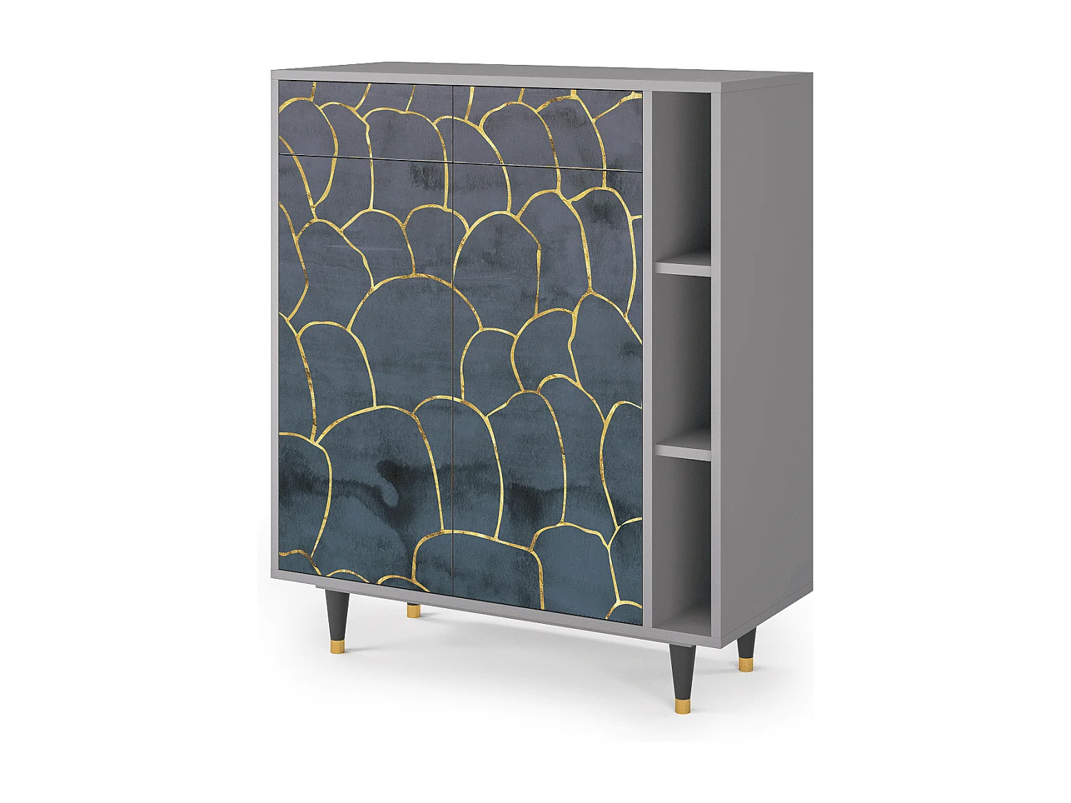 Buffet - 96х110х41 cm - BS6 - Blue Lagoon, Gris