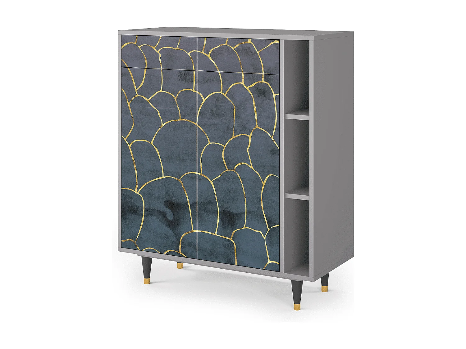 Buffet - 96х110х41 cm - BS6 - Blue Lagoon, Gris