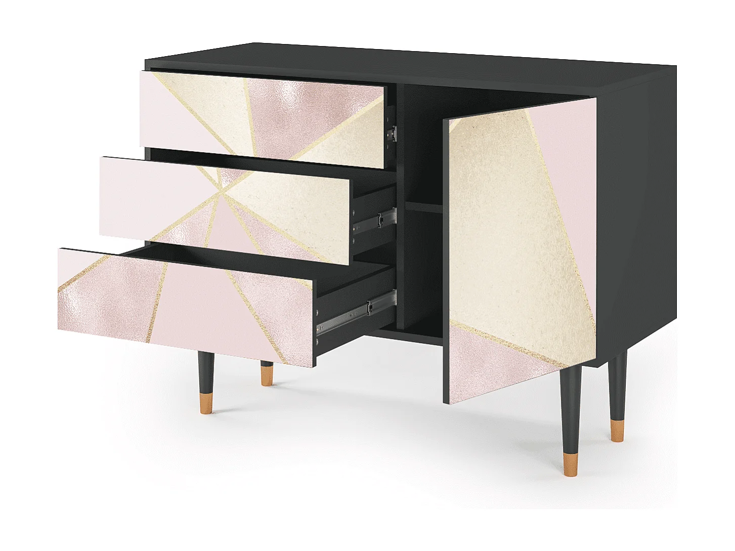 Buffet - 115х84х41 cm - S3 - Cosmopolitan Diva, Anthracite