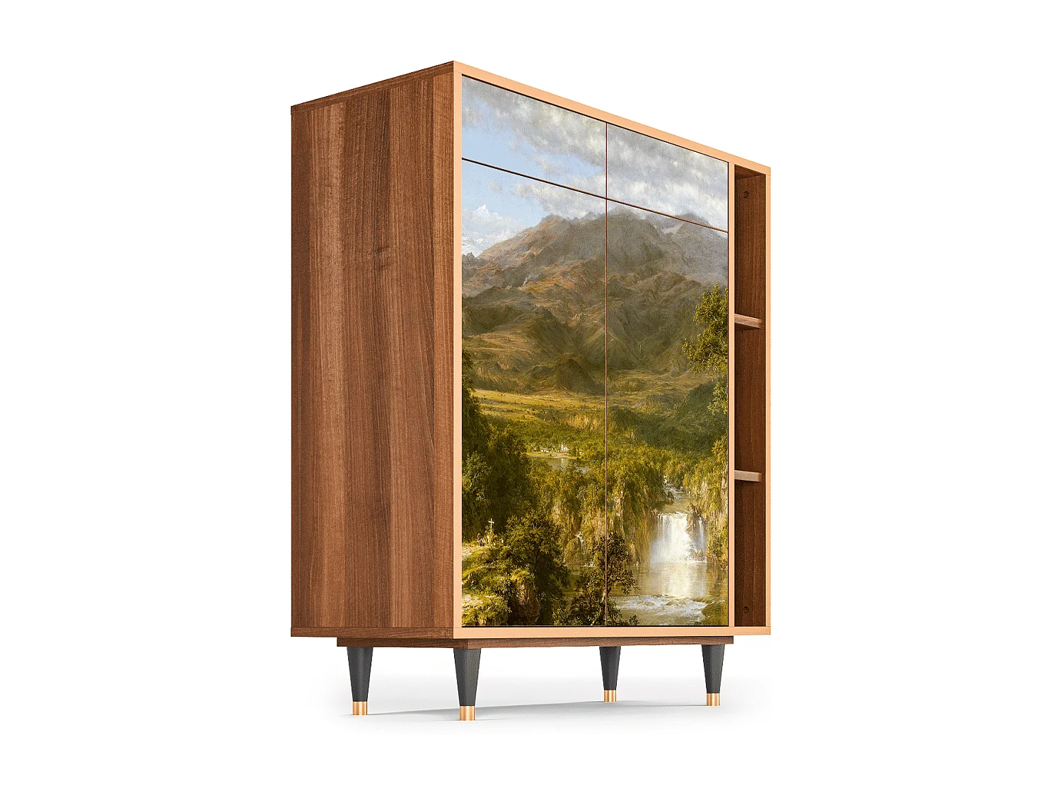 Sideboard - 96х110х41 cm - BS6 - The Heart of the Andes , Walnuss