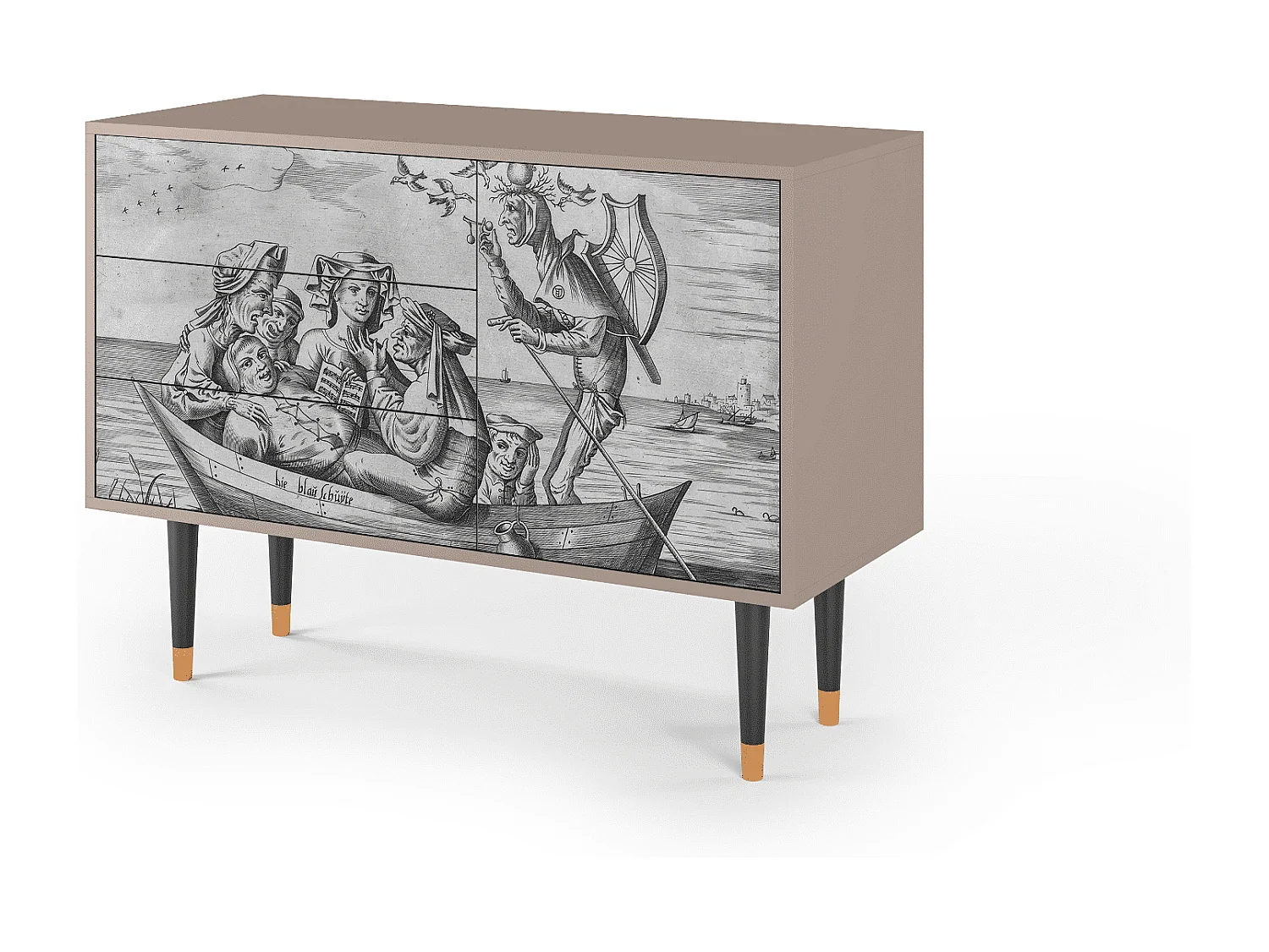 Kredens - 115х84х41 cm - S3 - Blau Schuyte, Latte