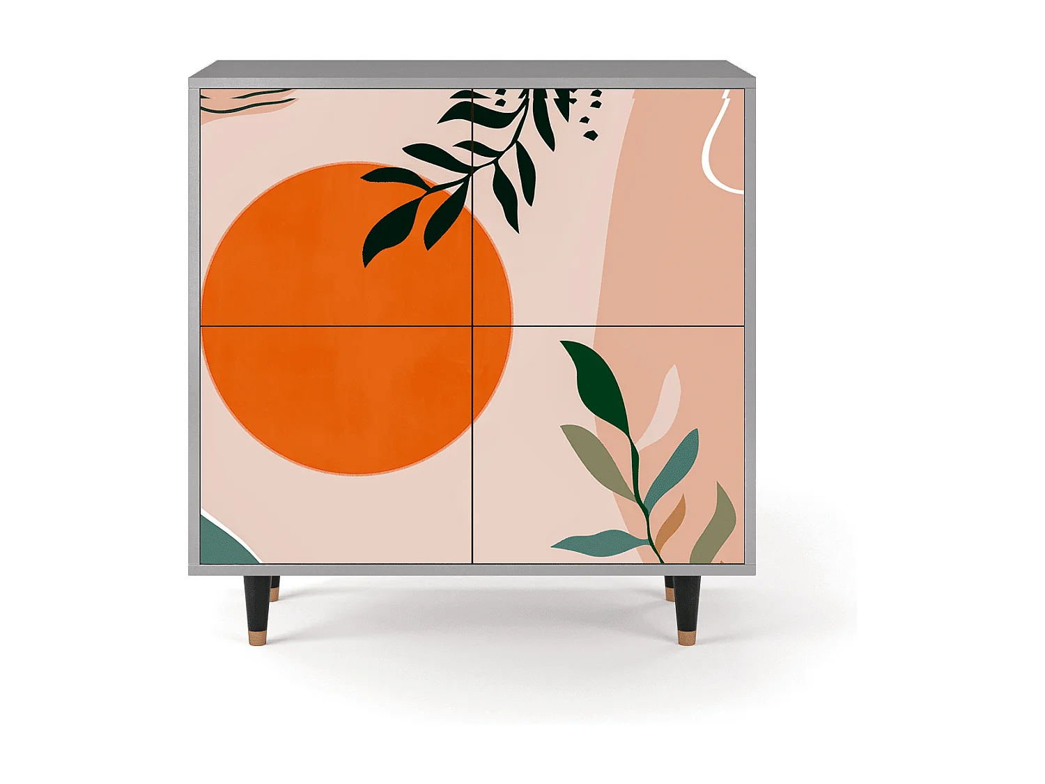 Credenza - 94x96x48 cm - BS3 - Artwork, Grigio