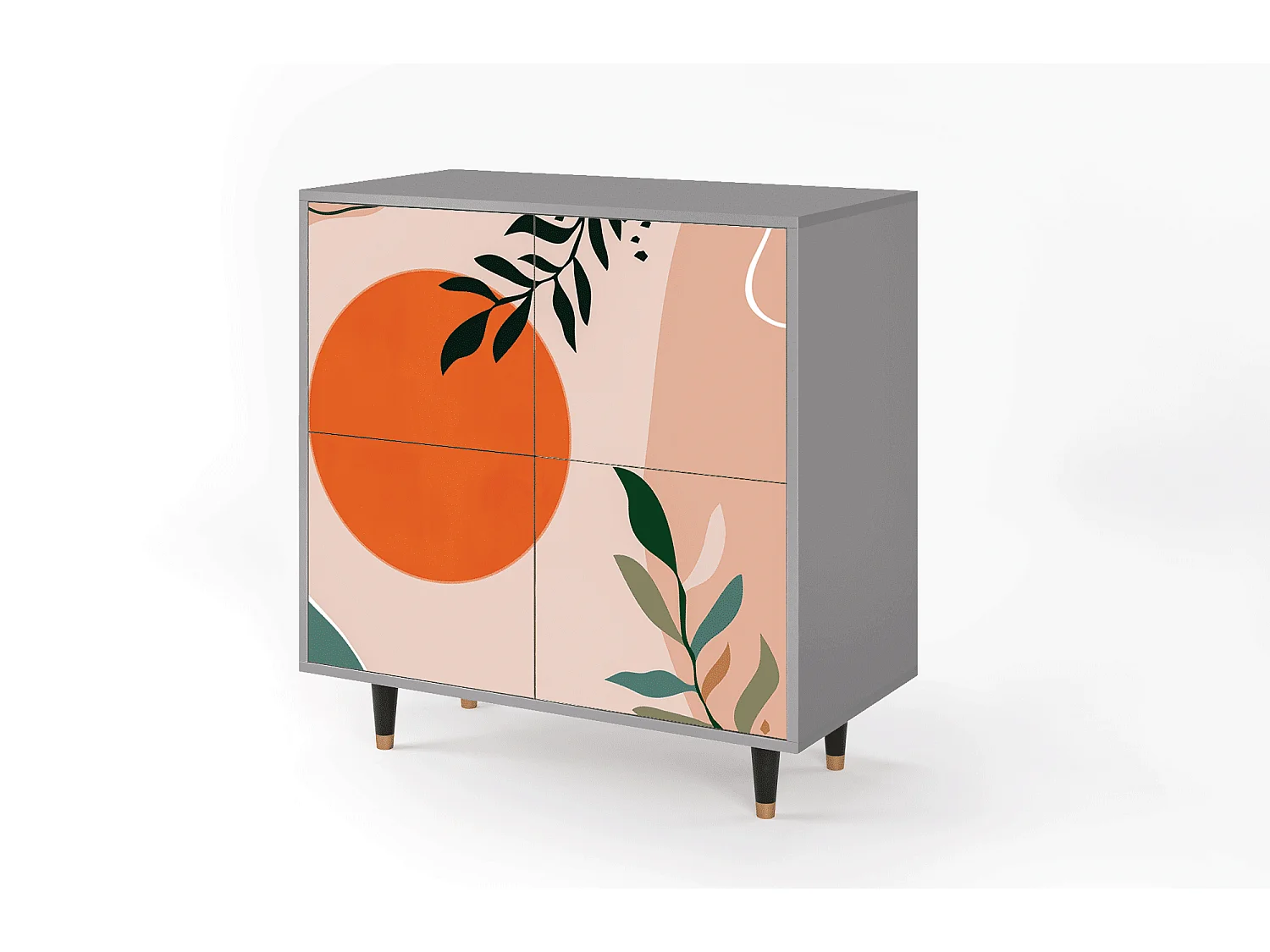 Credenza - 94x96x48 cm - BS3 - Artwork, Grigio