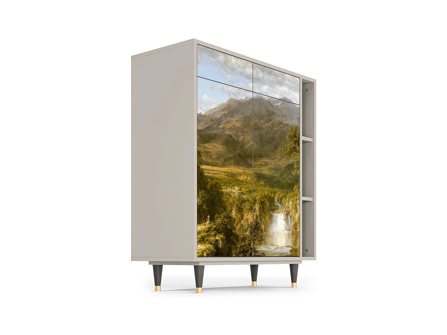 Sideboard - 96х110х41 cm - BS6 - The Heart of the Andes , Sand