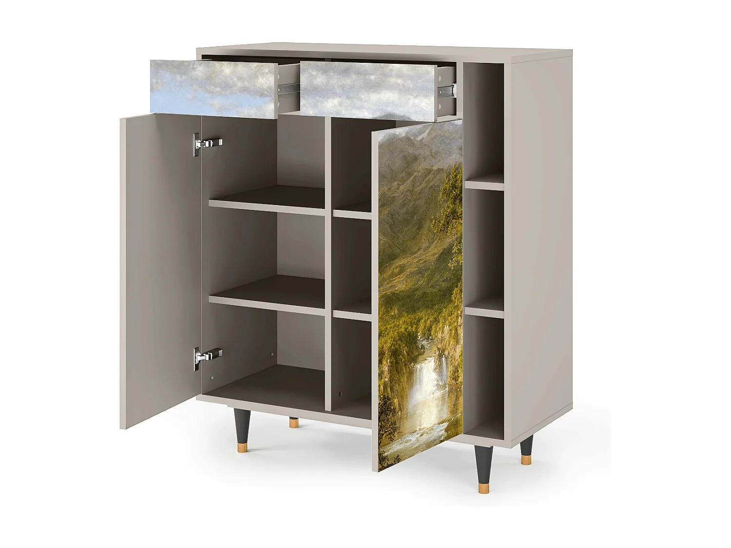 Sideboard - 96х110х41 cm - BS6 - The Heart of the Andes , Sand