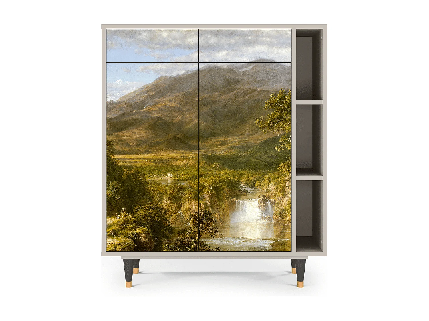 Kredens - 96х110х41 cm - BS6 - The Heart of the Andes , Piaskowy