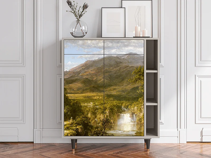 Kredens - 96х110х41 cm - BS6 - The Heart of the Andes , Piaskowy