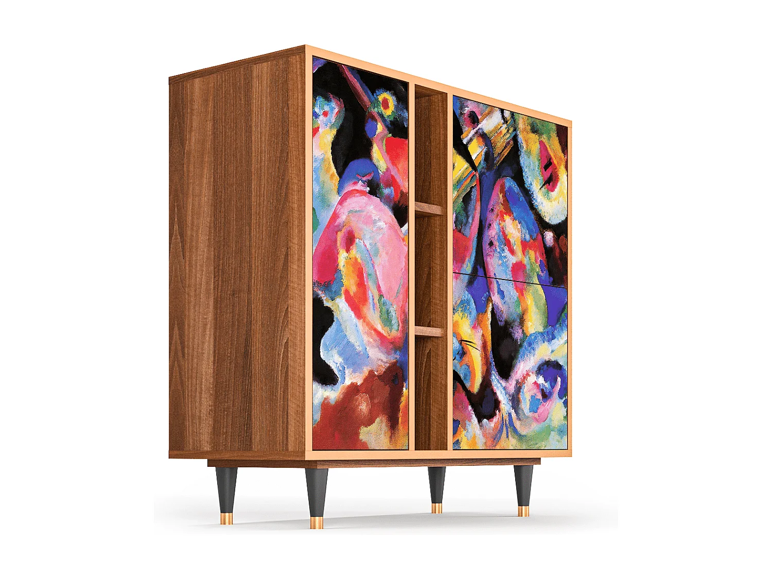 Buffet - 94х96х41 cm - BS5 - Kandinsky, Noyer