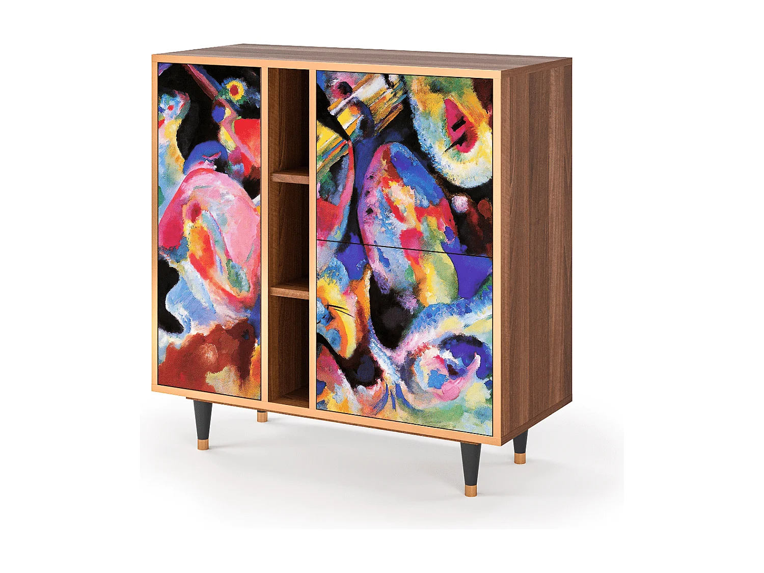 Buffet - 94х96х41 cm - BS5 - Kandinsky, Noyer