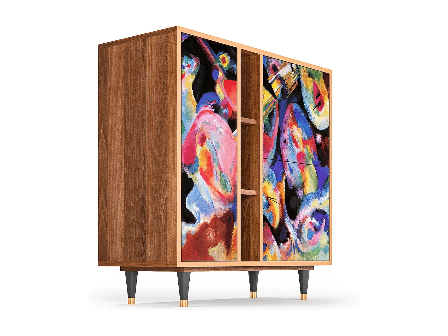 Buffet - 94х96х41 cm - BS5 - Kandinsky, Noyer