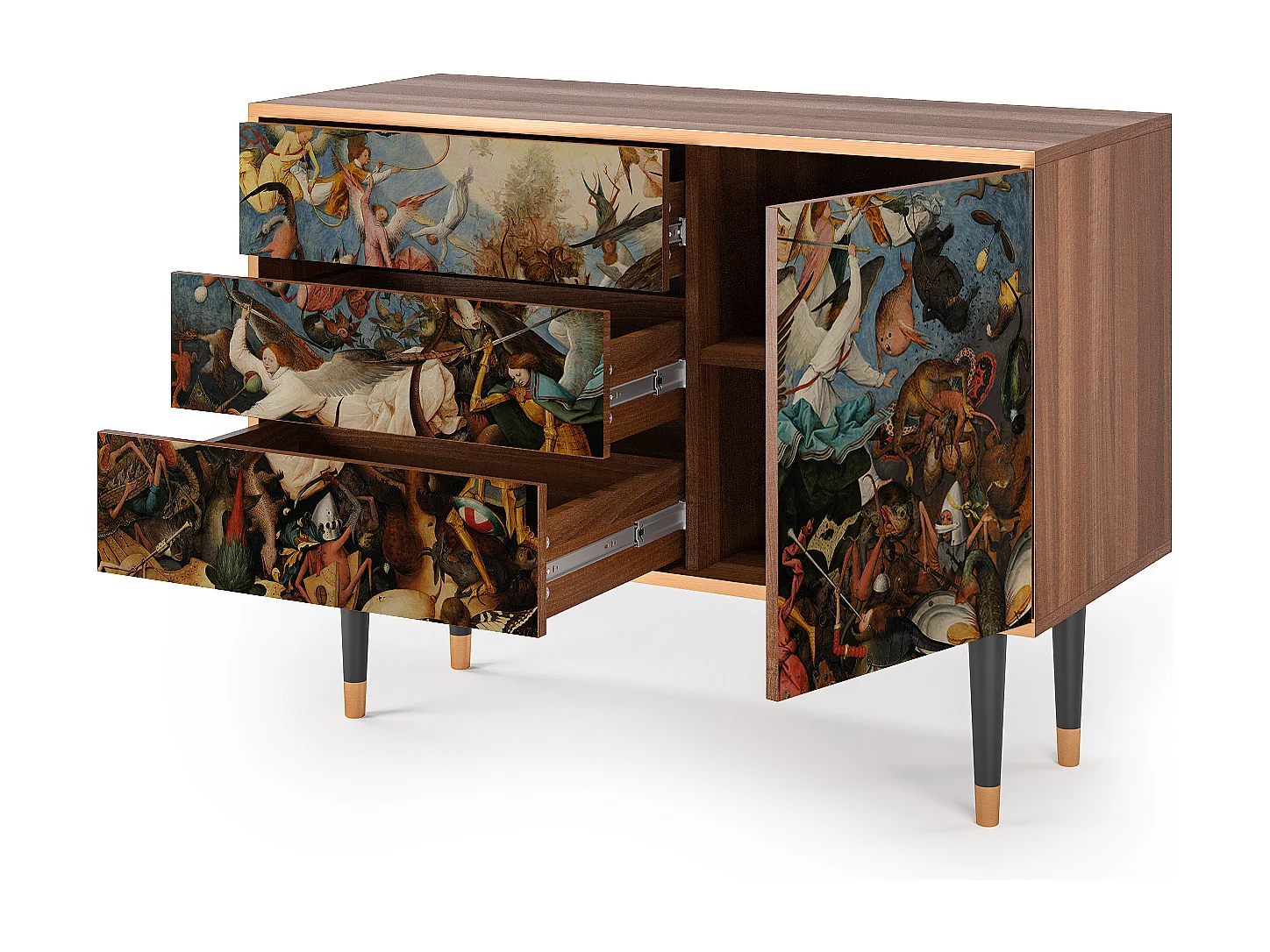 Buffet - 115х84х41 cm - S3 - The Fall, Noyer