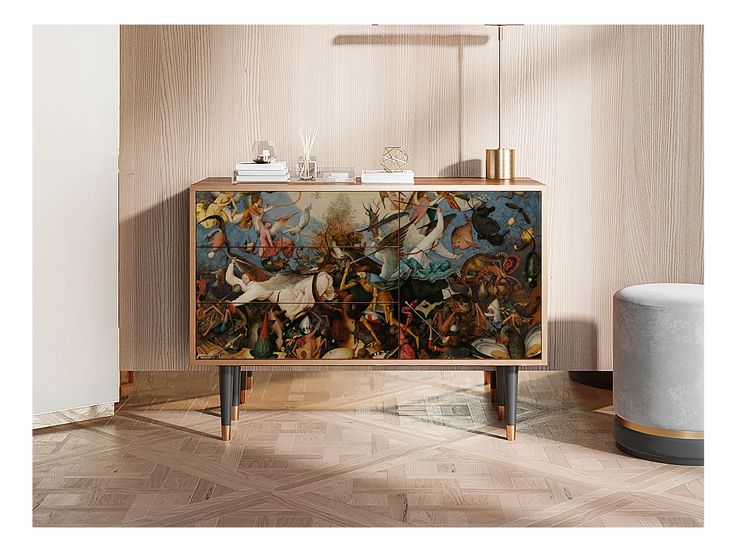 Buffet - 115х84х41 cm - S3 - The Fall, Noyer