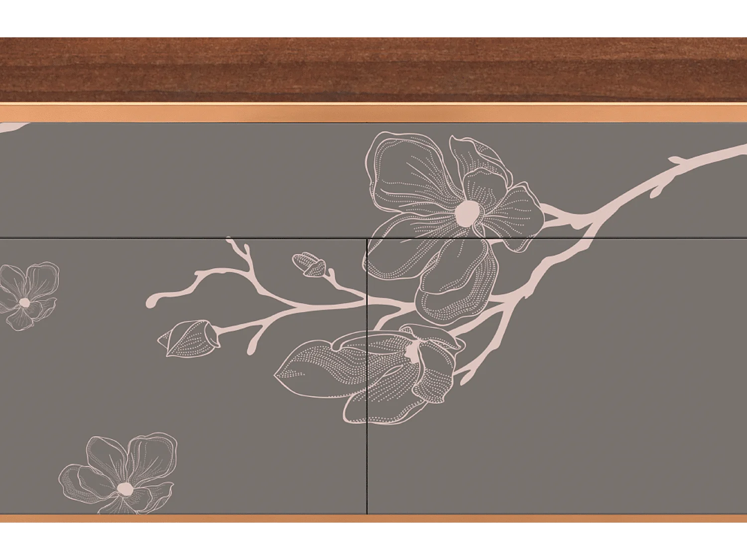 Buffet - 115x85x48 cm - BS4 - Cherry Blossom, Noyer