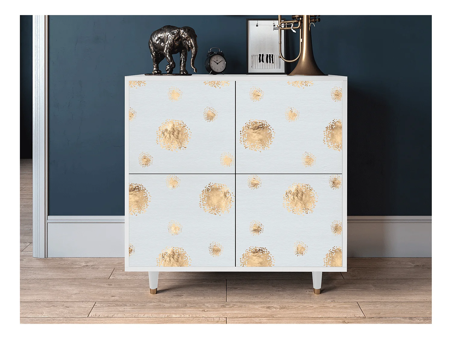 Aparador - 94x96x48 cm - BS3 - Sky Latte, Branco