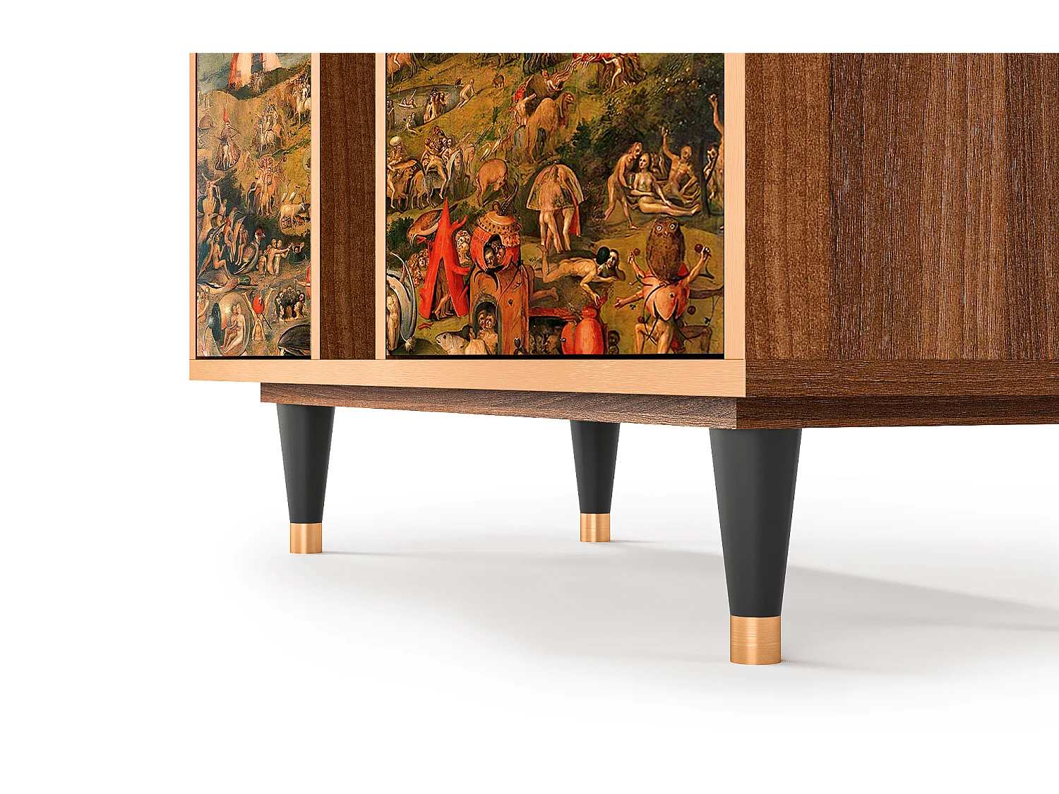 Kredens - 94х96х41 cm - BS5 - Garden of Delights , Orzech