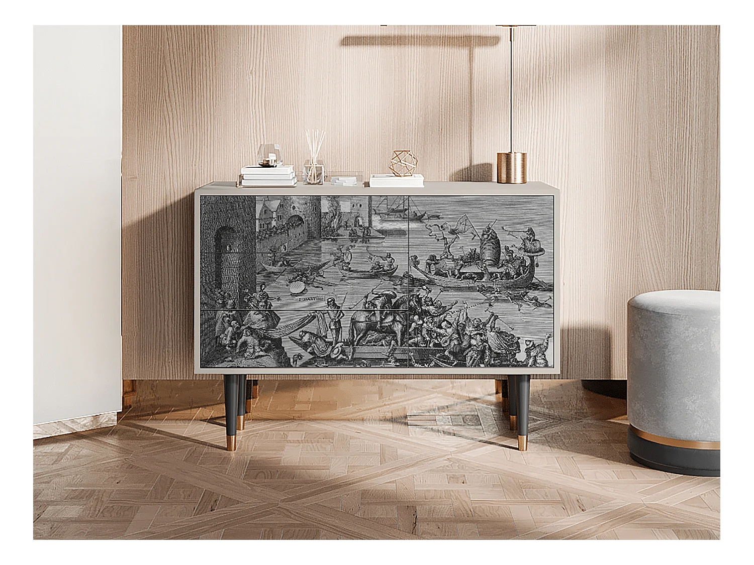 Credenza - 115х84х41 cm - S3 - Saint Martin, Sabbia