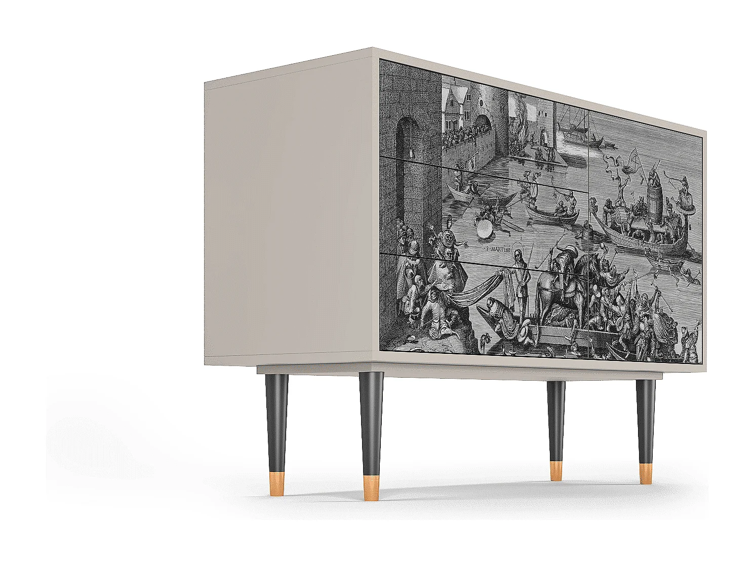 Dressoir - 115х84х41 cm - S3 - Saint Martin, Zand