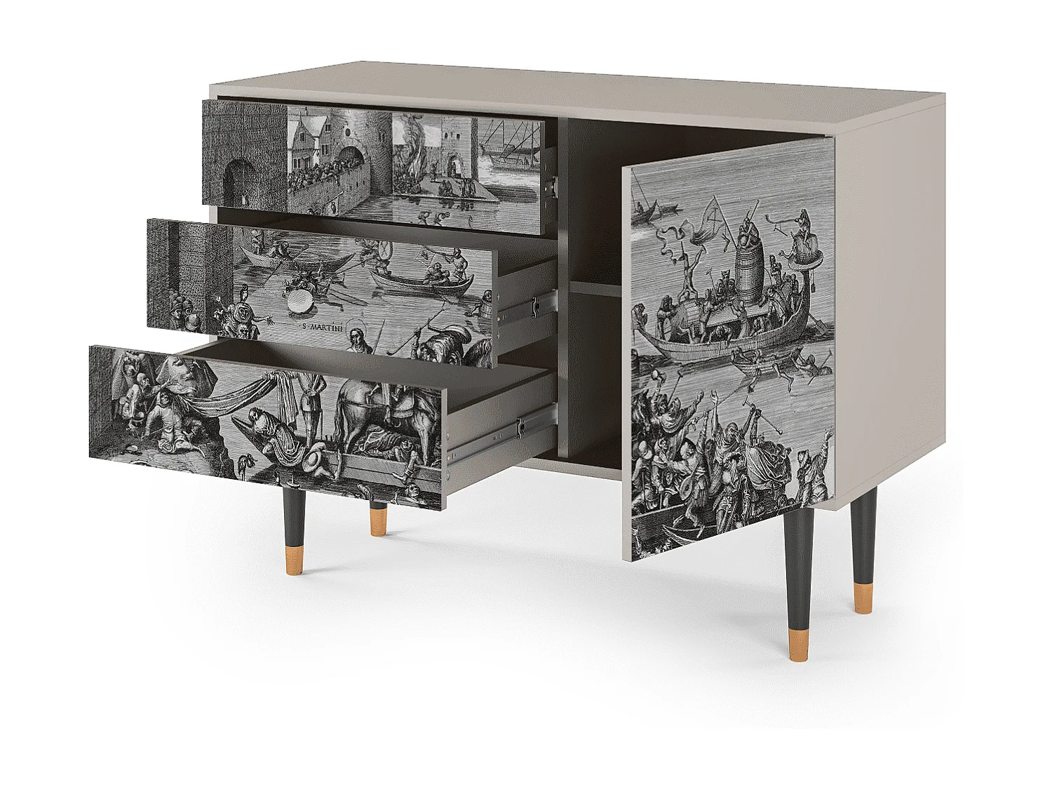 Buffet - 115х84х41 cm - S3 - Saint Martin, Sable