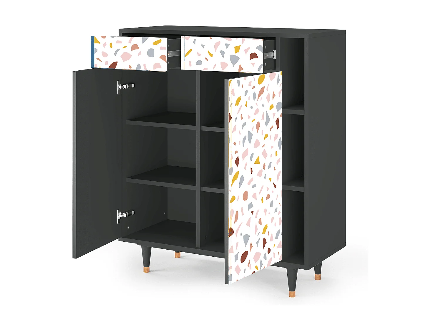 Credenza - 96х110х41 cm - BS6 - Marmelade Cheese, Antracite