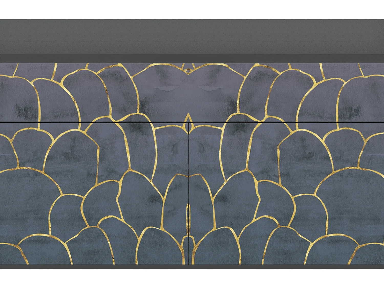 Credenza - 115x85x48 cm - BS4 - Blue Lagoon, Antracite