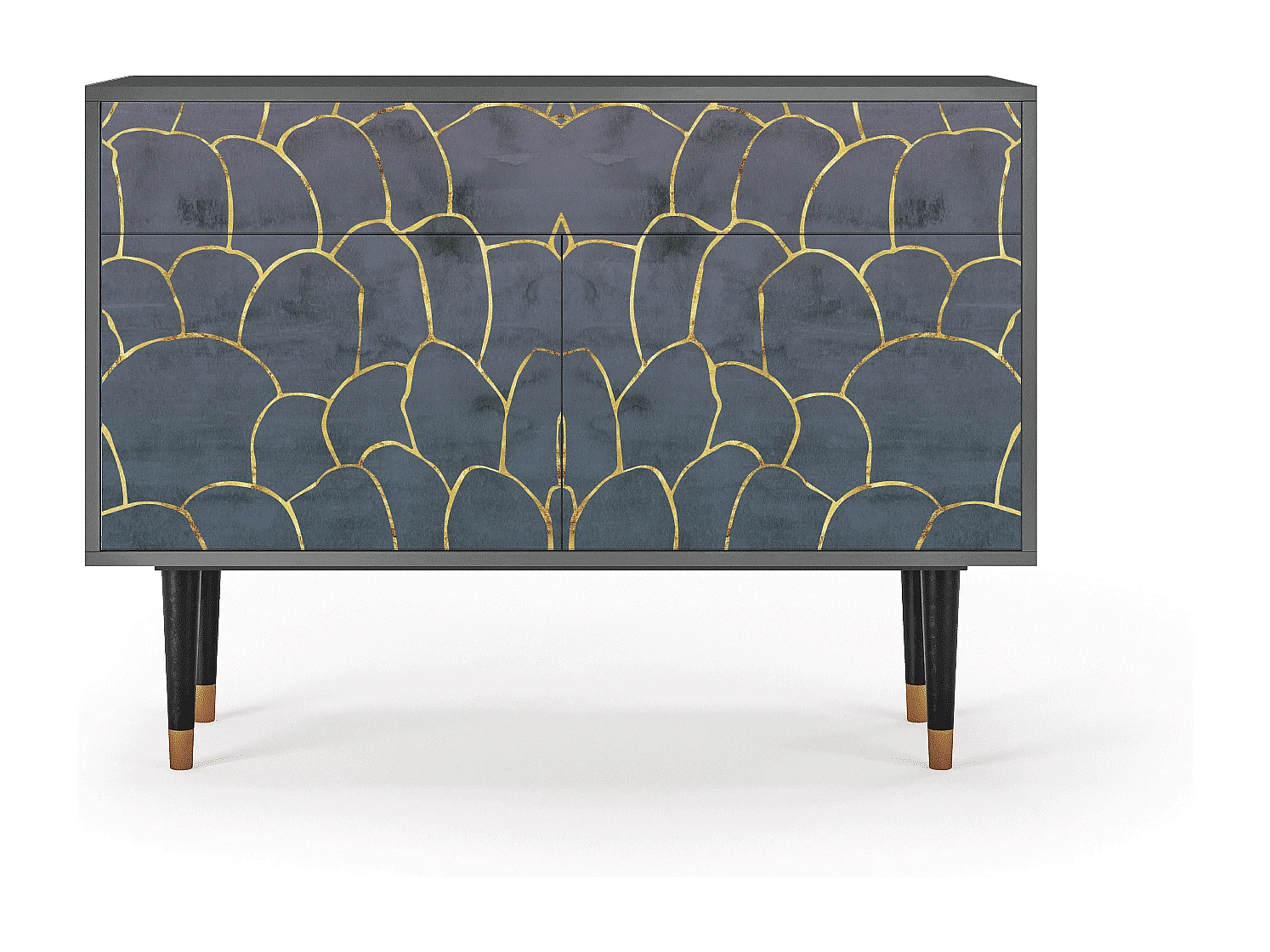 Credenza - 115x85x48 cm - BS4 - Blue Lagoon, Antracite