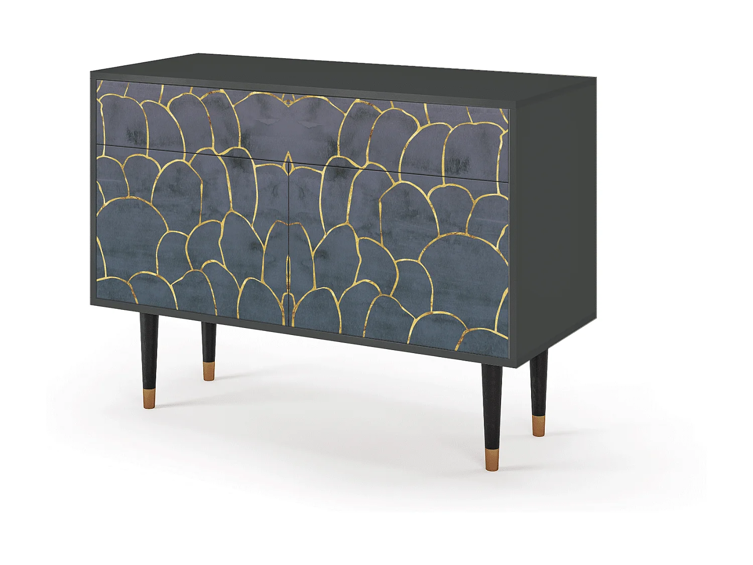 Credenza - 115x85x48 cm - BS4 - Blue Lagoon, Antracite