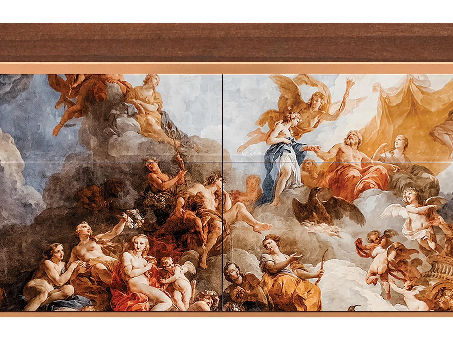 Kredens - 115x85x48 cm - BS4 - Versailles, Orzech