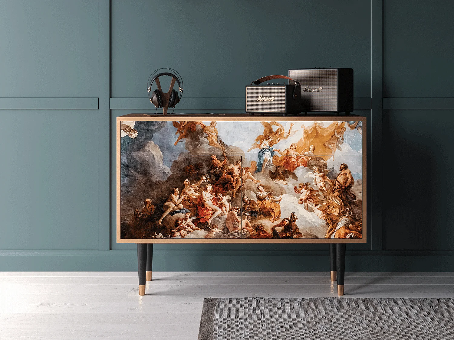 Buffet - 115x85x48 cm - BS4 - Versailles, Noyer