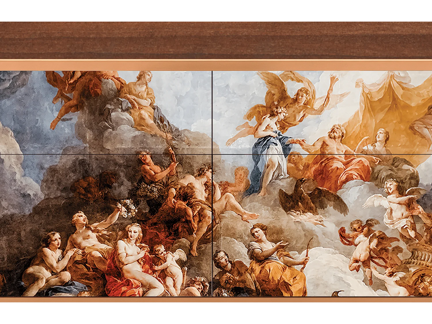 Aparador - 115x85x48 cm - BS4 - Versailles, Nogueira