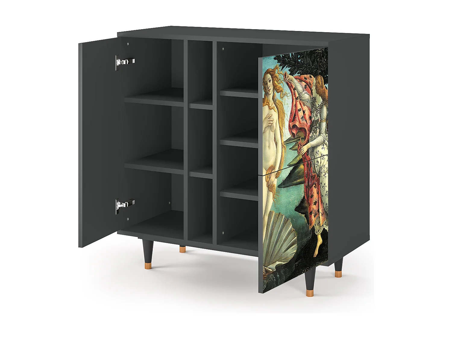 Dressoir - 94х96х41 cm - BS5 - The Birth of Venus, Antraciet