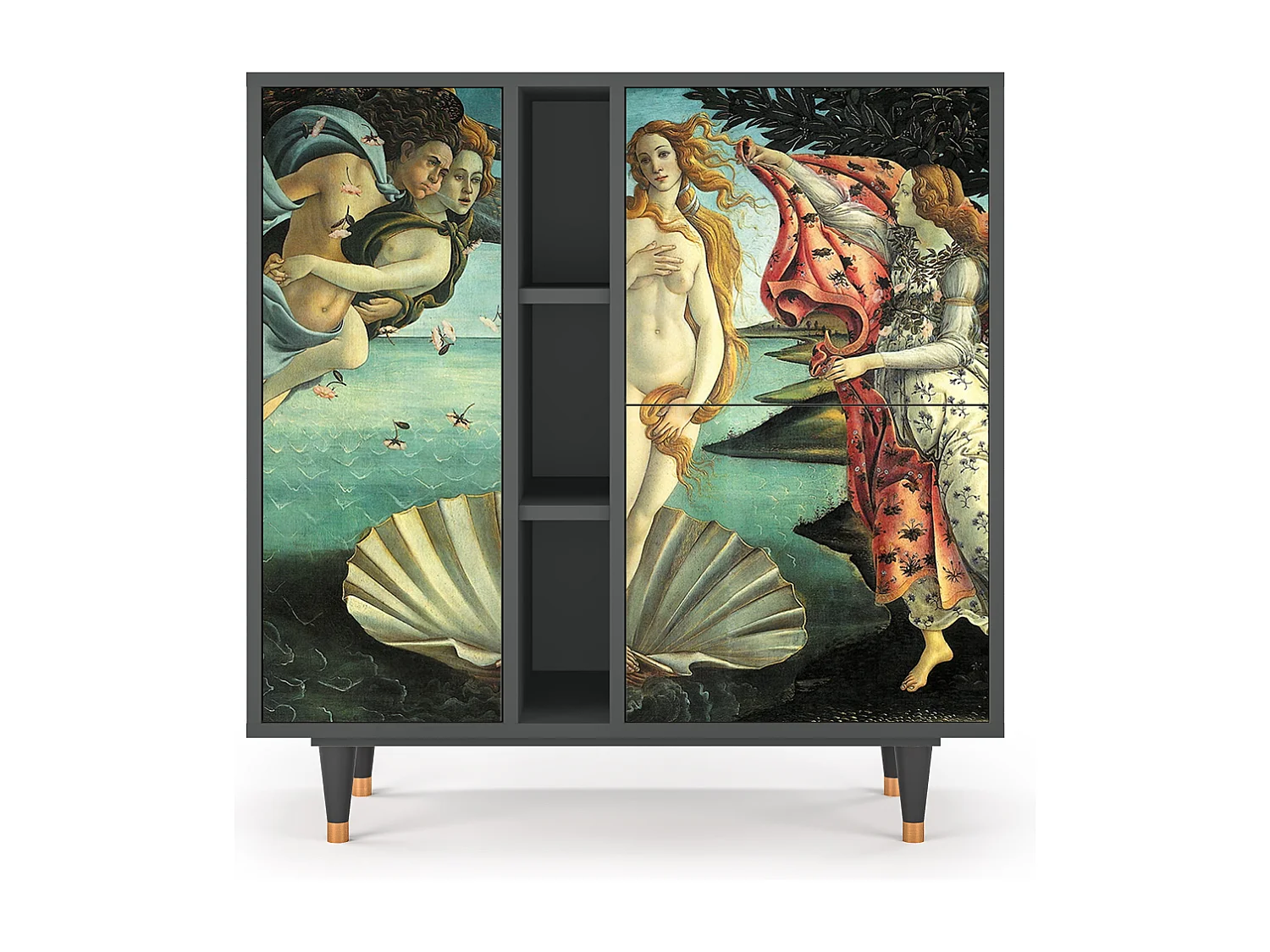 Dressoir - 94х96х41 cm - BS5 - The Birth of Venus, Antraciet