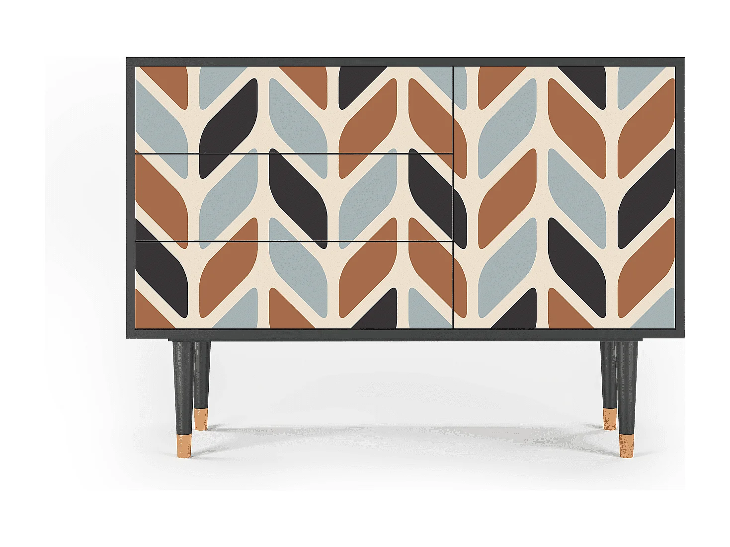 Buffet - 115х84х41 cm - S3 - Beige Laure, Anthracite