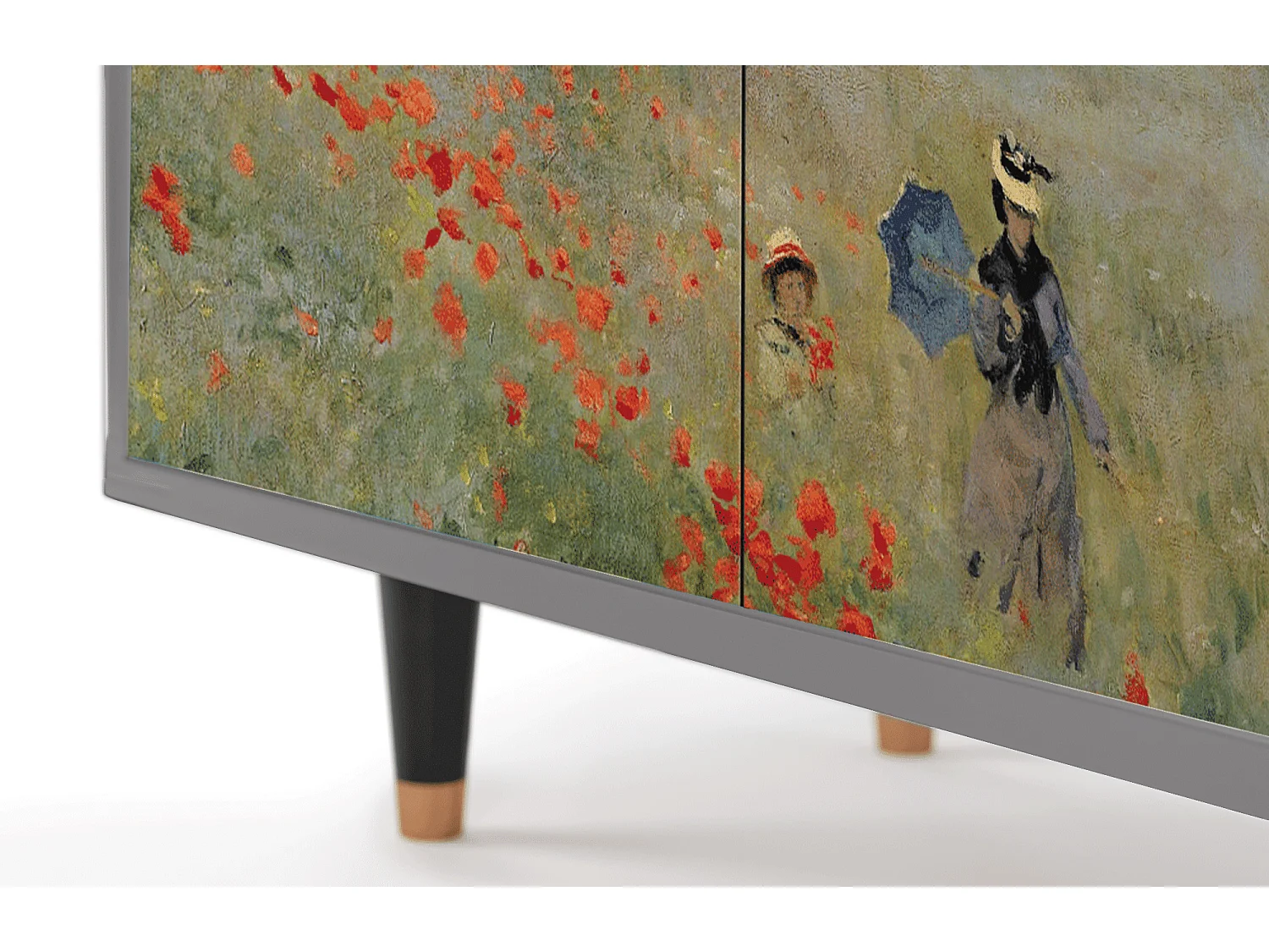 Dressoir - 94x96x48 cm - BS3 - The Poppy Field   , Grijs