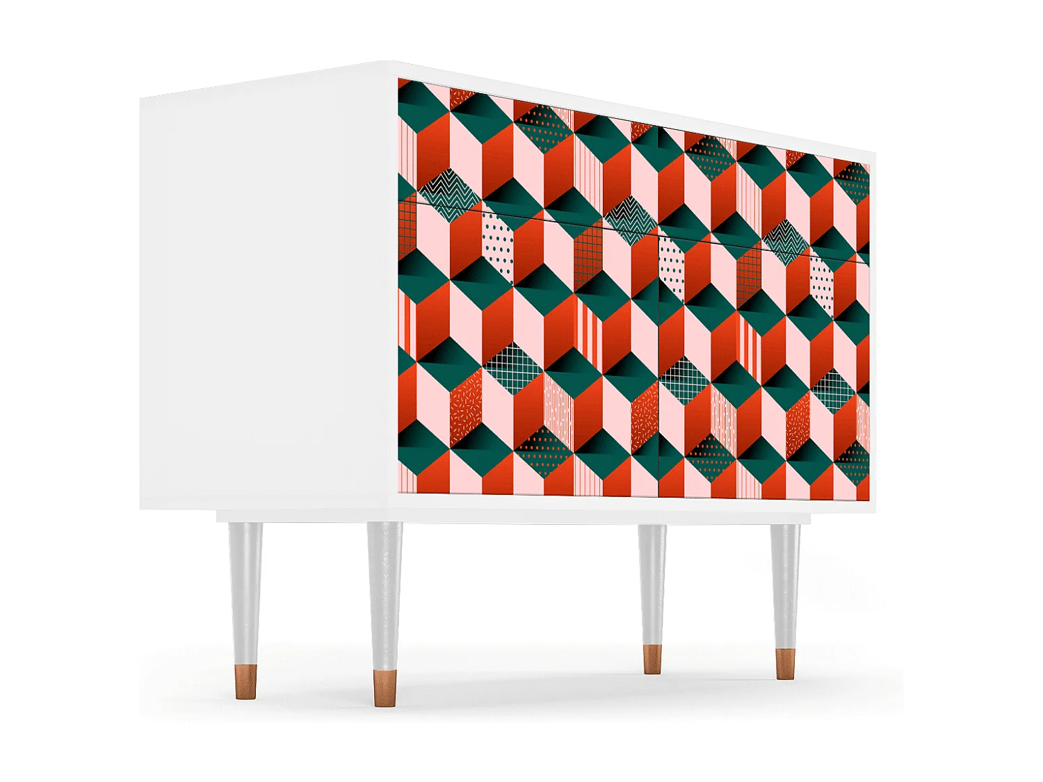 Sideboard - 115x85x48 cm - BS4 - Pepsi-Cola, Weiß