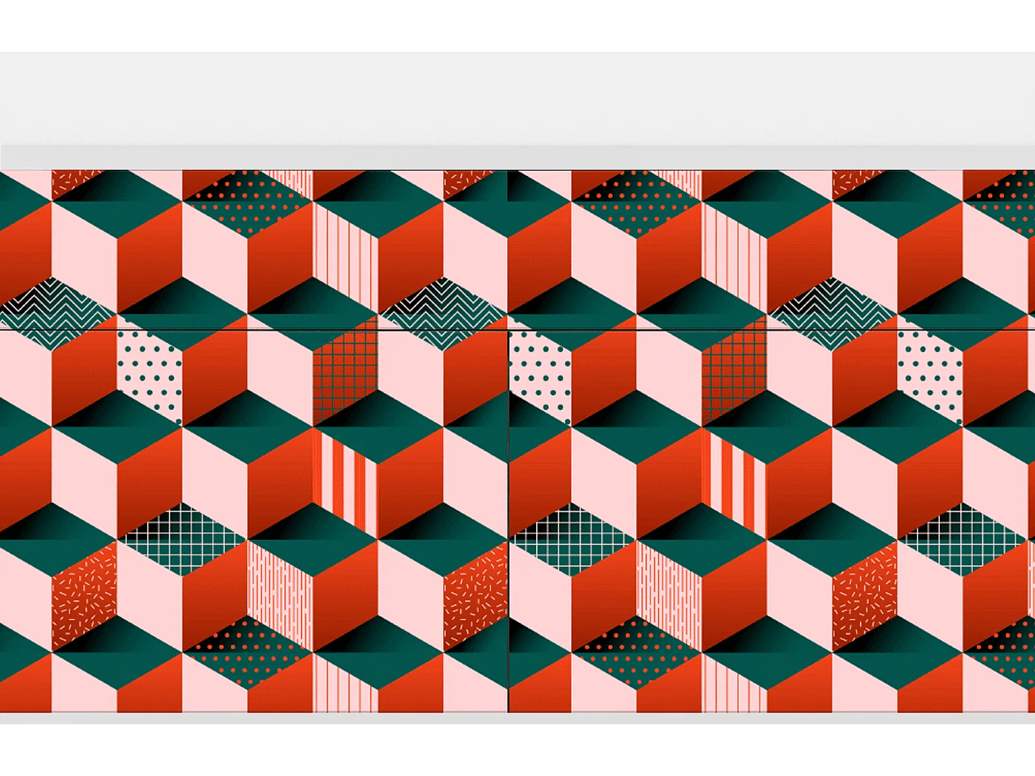 Buffet - 115x85x48 cm - BS4 - Pepsi-Cola, Blanc