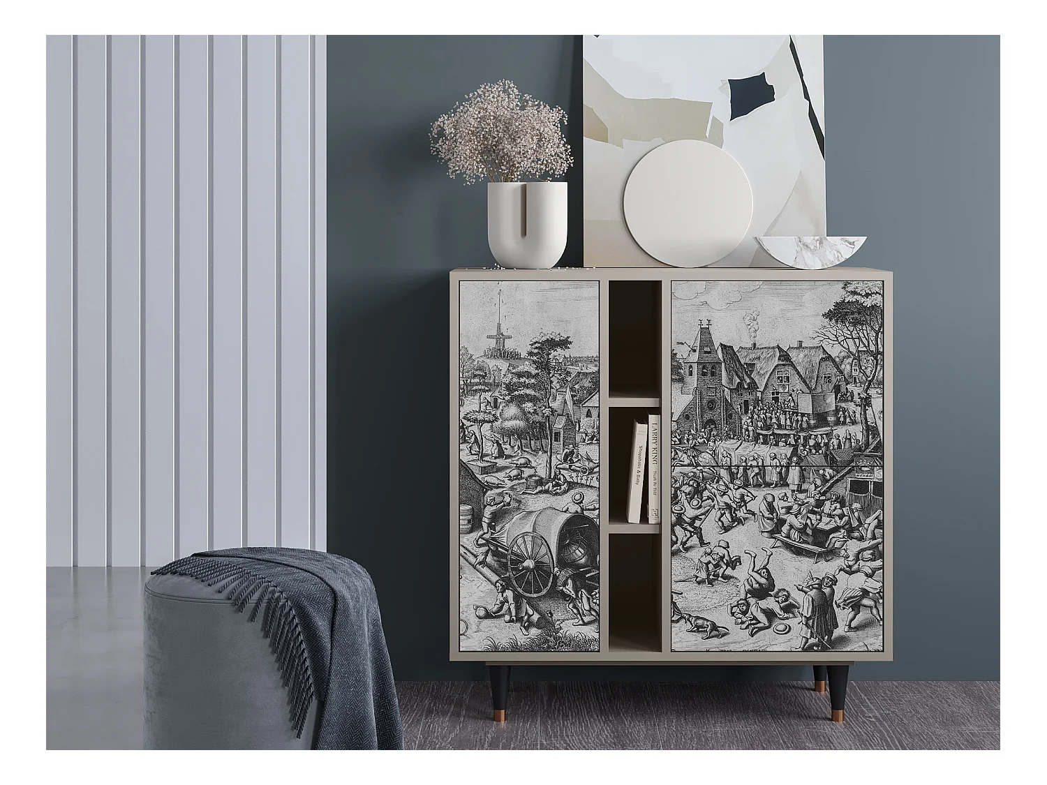 Sideboard - 94х96х41 cm - BS5 - The Festival of Saint, Sand