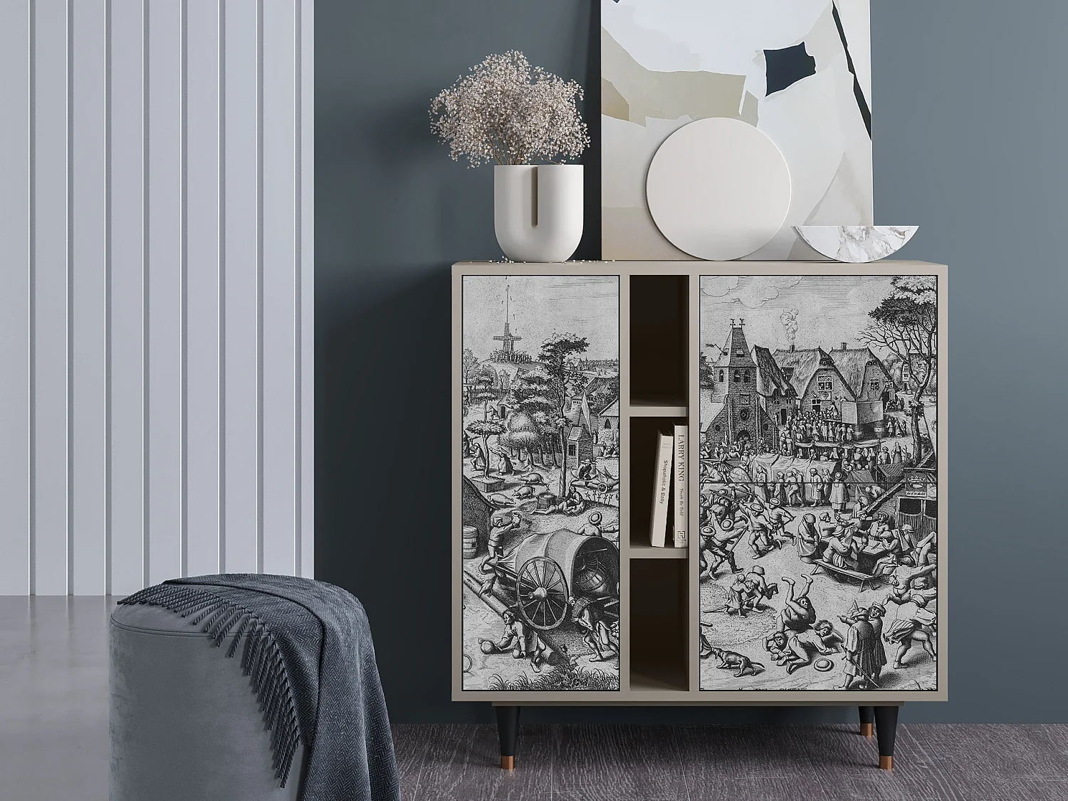 Credenza - 94х96х41 cm - BS5 - The Festival of Saint, Sabbia