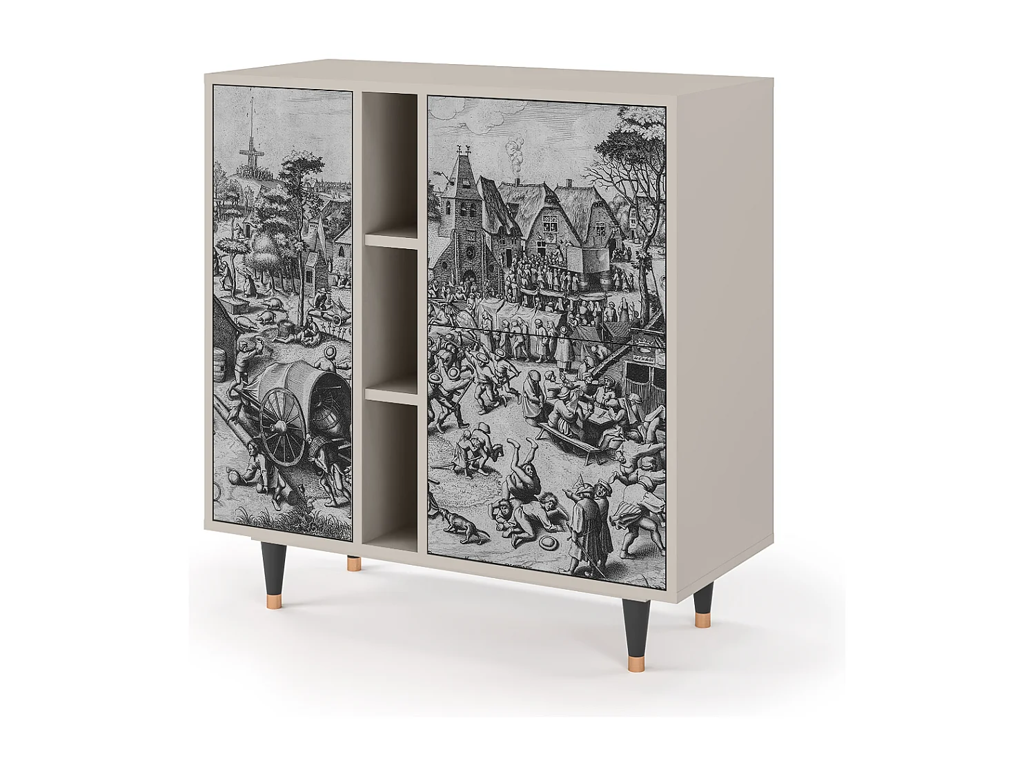 Credenza - 94х96х41 cm - BS5 - The Festival of Saint, Sabbia