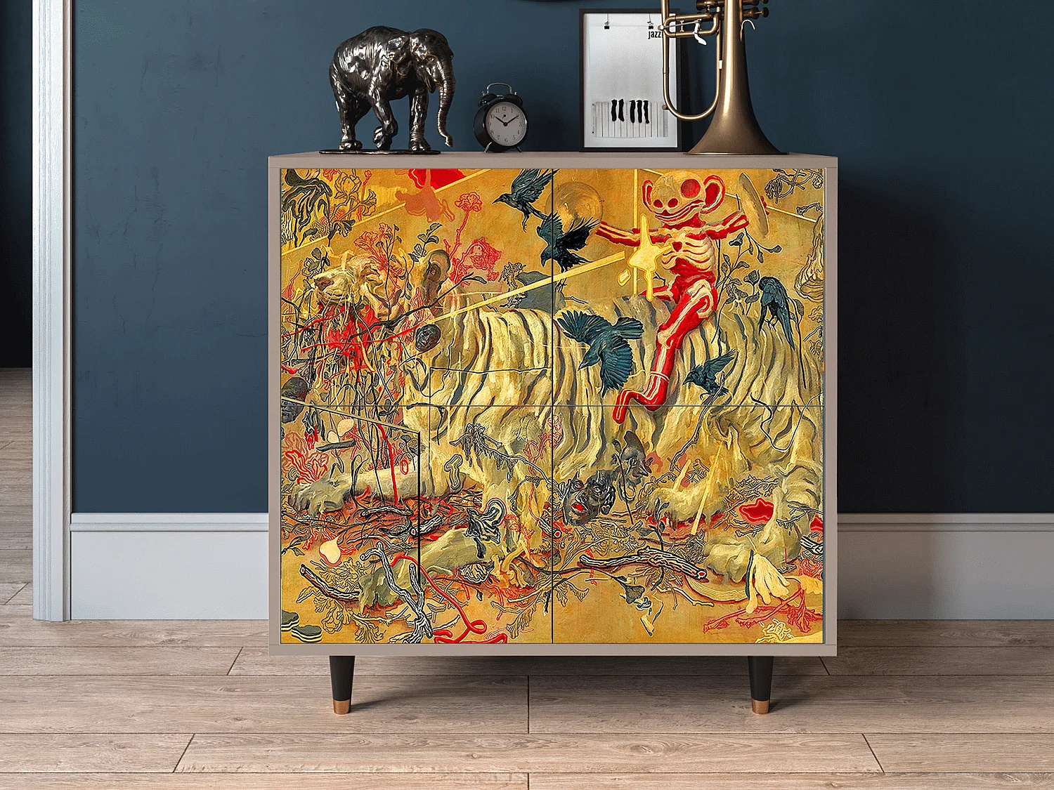 Credenza - 94x96x48 cm - BS3 - Blood by James Jean, Latte