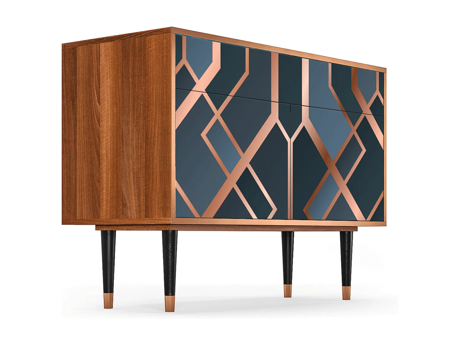 Credenza - 115x85x48 cm - BS4 - Ashy 1920', Noce
