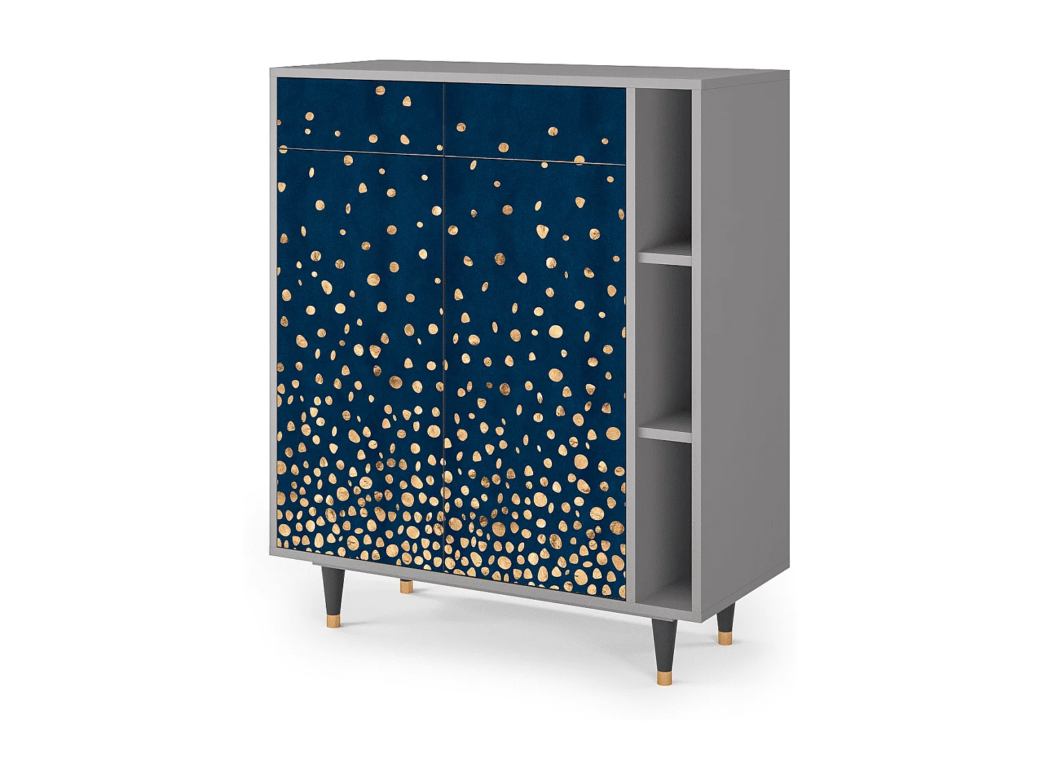 Dressoir - 96х110х41 cm - BS6 - Night Skies, Grijs