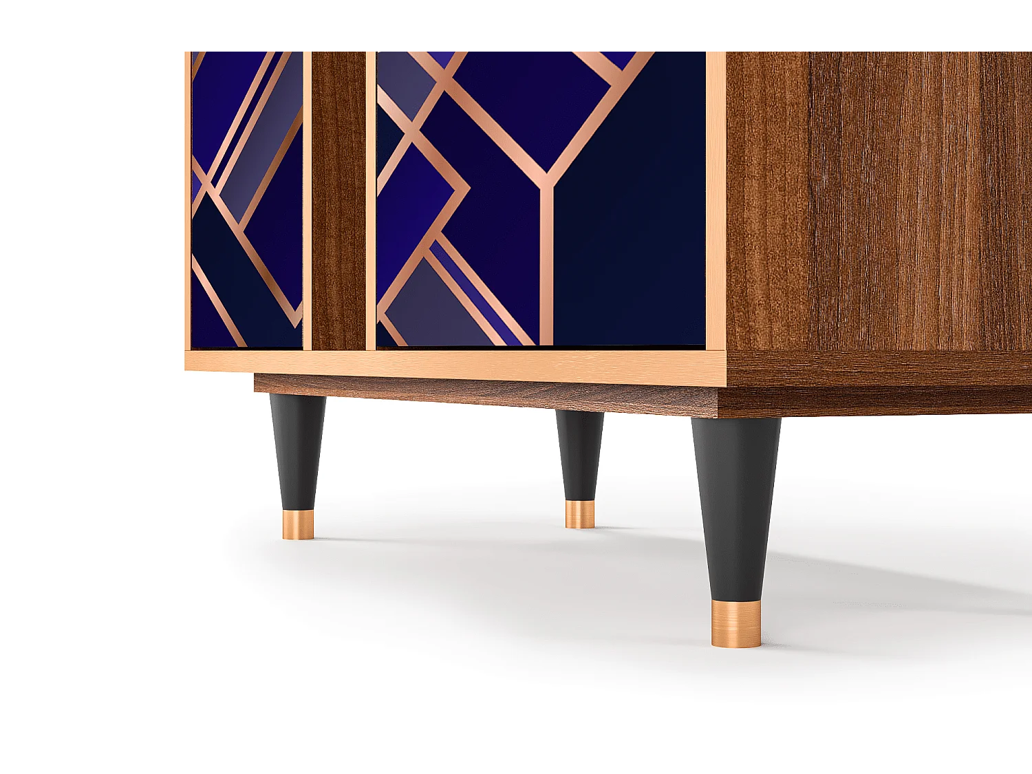 Credenza - 94х96х41 cm - BS5 - Aquamarine Getsby, Noce