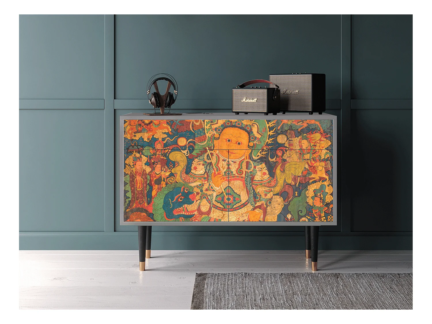 Buffet - 115x85x48 cm - BS4 - God by Vaisravana , Gris