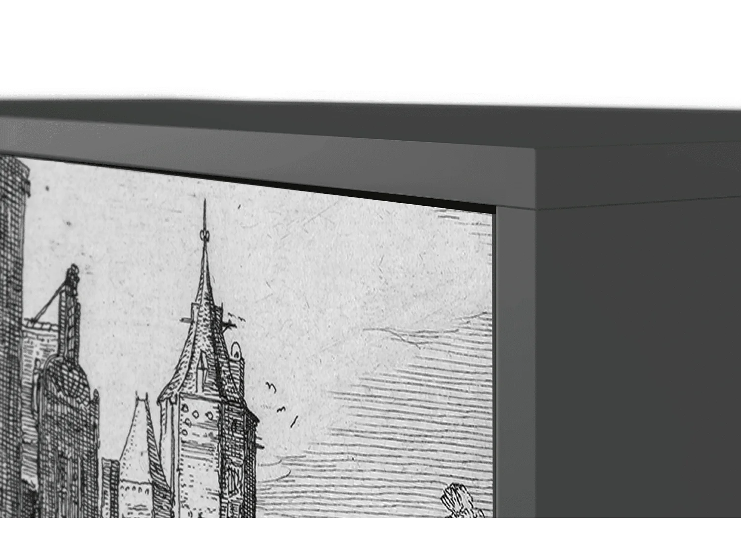 Buffet - 115х84х41 cm - S3 - Castle with Bridge, Anthracite