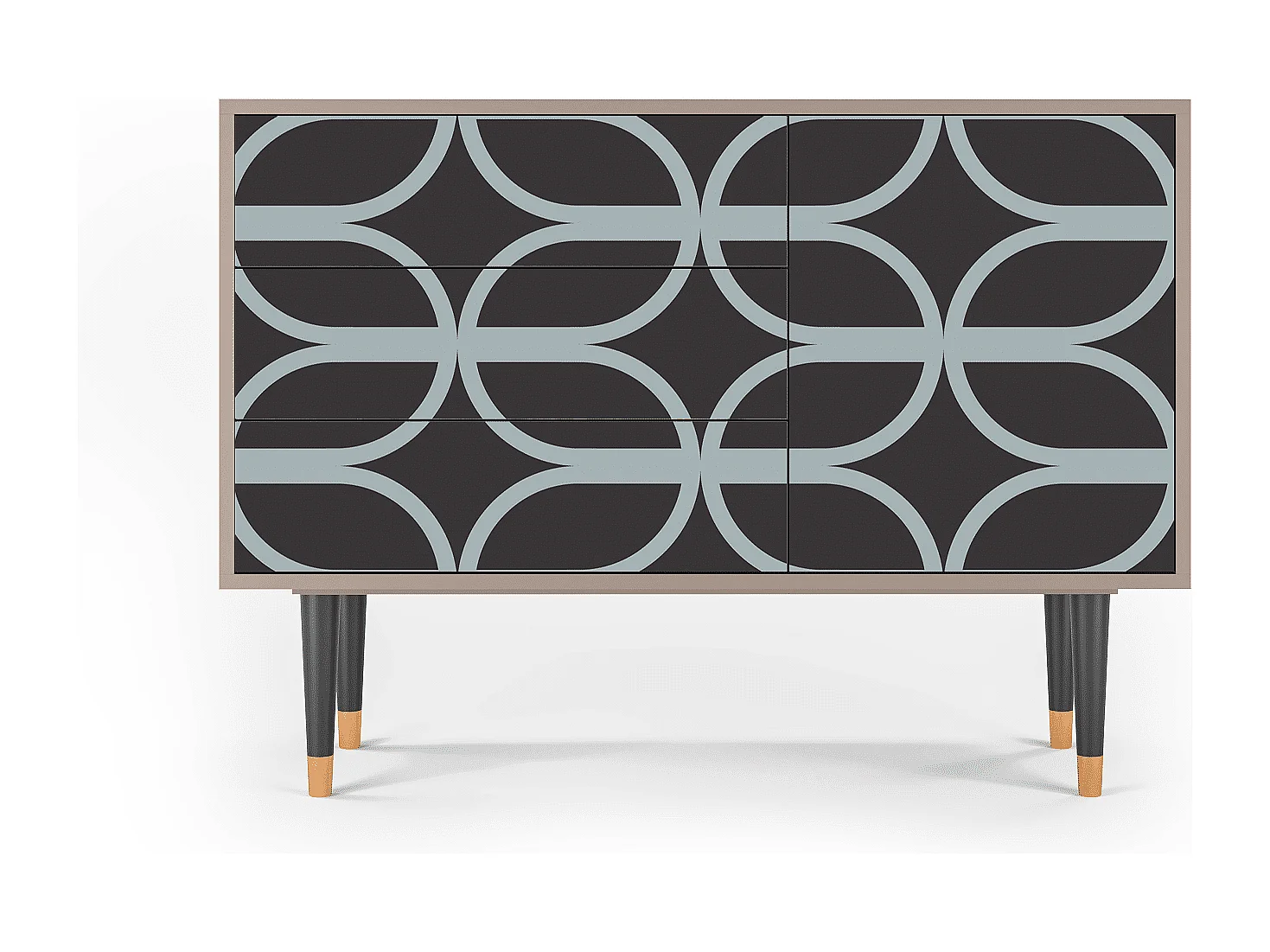 Buffet - 115х84х41 cm - S3 - Braided Blue, Sable